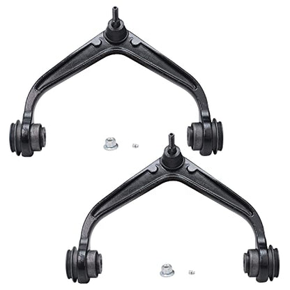 Detroit Axle - 4pc Front End Control Arms for 11-19 Chevy Silverado 2500 HD - size: 4C48218/4PC