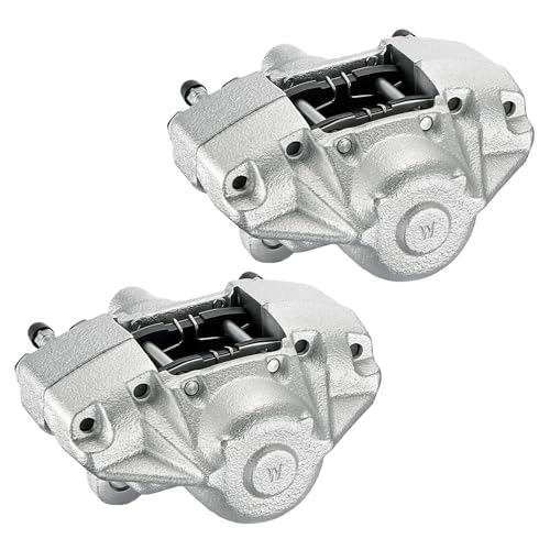 Front Brake Caliper Assembly for Audi A4 2009-2012 1.8L 2.0L L4 - size: Front [19-230 & 19-231]