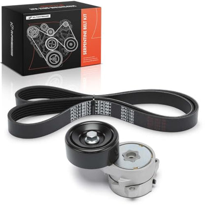A-Premium Engine Serpentine Belt Drive Kit with Tensioner
