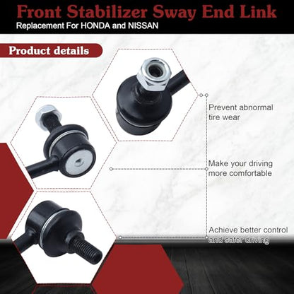 2* K80465 K80466 Rear Sway Bar Link - Restore Rear Stability - color: 1*K80465 1*K80466, size: Sway Bar Link