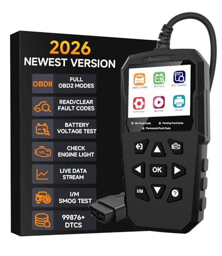 OBD2 Scanner,V880 Check Engine Light Car Code Reader with Reset - color: BLACK