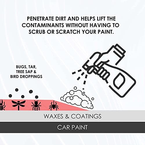 WASH&WHIPS Hockenheim Insect Remover - for Droppings & Grease for Car Detailing, RVs, Trailers, Airplanes Professional Strength Dissolves without Scratching, 16 fl oz (2pk) - size: 16 Fl Oz (Pack of 2), style: Without Towel.