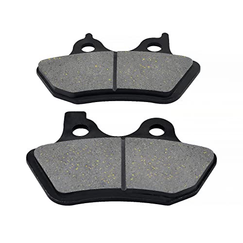 AHL Semi-metallic Front & Rear Brake Pads Set for Harley 2000-2007 FXST Softail Standard，2000-2007 FXSTB Night Train，2001 2002 2003 2004 2005 2006 FXSTBI Night Train