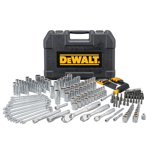 DEWALT Mechanics Tool Set, 1/4" & 3/8" & 1/2" Drive, SAE/Metric, 205-piece (DWMT81534) - style: 205 pc