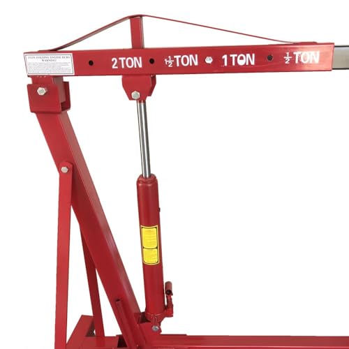 2 Ton Folding Hydraulic Engine Hoist with Load Leveler