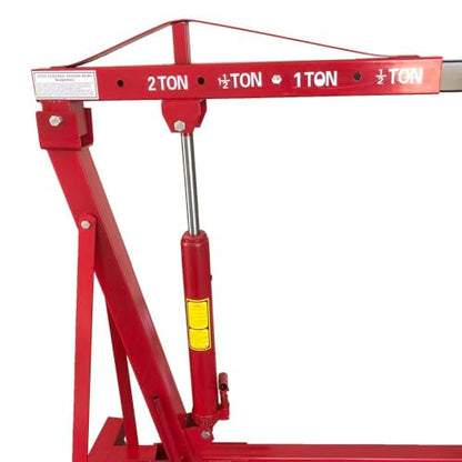 2 Ton Folding Hydraulic Engine Hoist with Load Leveler