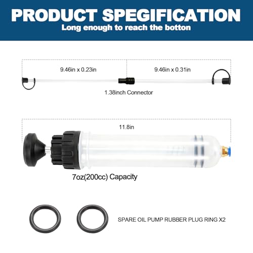 200cc Transmission Fluid Pump, Manual Fluid Transfer Pump for Automotive - size: Fluid Pump - 01