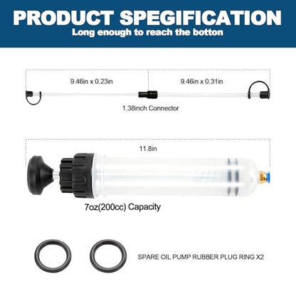 200cc Transmission Fluid Pump, Manual Fluid Transfer Pump for Automotive - size: Fluid Pump - 01