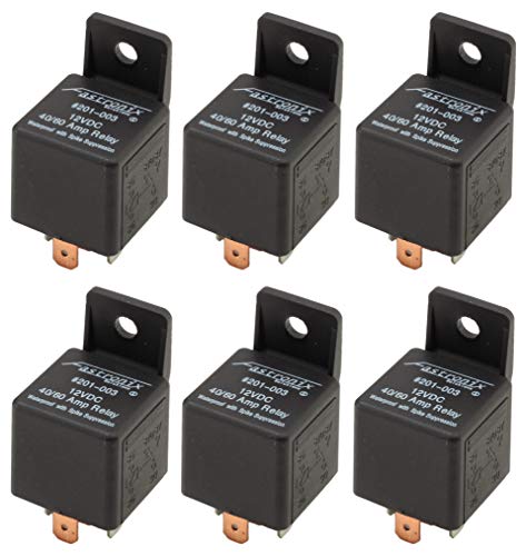 Fastronix 40/60A Waterproof Relay 6 Pack - size: 6 Relay Pack