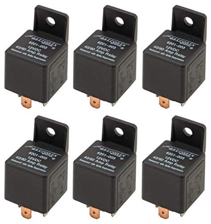 Fastronix 40/60A Waterproof Relay 6 Pack - size: 6 Relay Pack