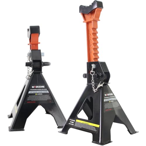 1 Pair 3 Ton Jack Stands for Cars, SUVs, Sedans and Vehicle Repair