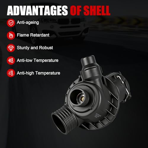 Engine Coolant Thermostat Housing Assembly w/Sensor Compatible with BMW 335i,335i GT xDrive,335i xDrive,X5,435i,435i Gran Coupe,435i xDrive,435i xDrive Gran Coupe,X6,M2,M235i,OEM#11537598865 - size: 902-5825