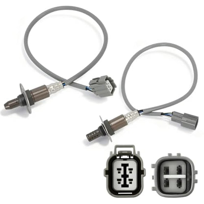 Upstream & Downstream O2 Oxygen Sensor Direct Replacement for 234-9097 234-4445 22641-AA540 22690-AA810 - size: 234-9097+234-4445