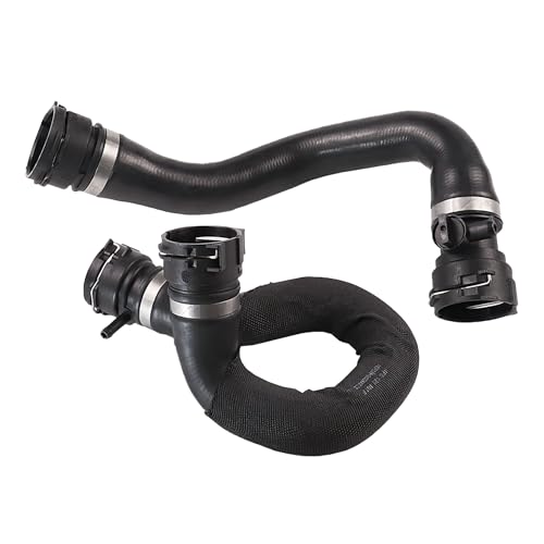 4F0121101F 2pcs Radiator Hose Kit Compatible with 2006-2011 Audi