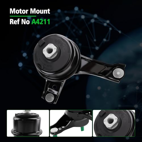 LOONGRIE Engine Motor and Trans Mounts Compatible with 2007-2011 Camry - size: 2007-2011 Camry 2.4L