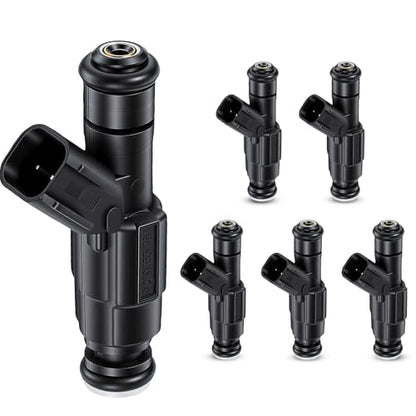 4667938 Fuel Injector Set of 6 Compatible with 2000-2003 Ram 1500-3500 5.2L - color: F-0280155784