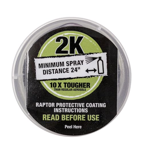 RAPTOR 2K Bedliner Aerosol, Protective Coating, 13.2 OZ - color: Olive Green