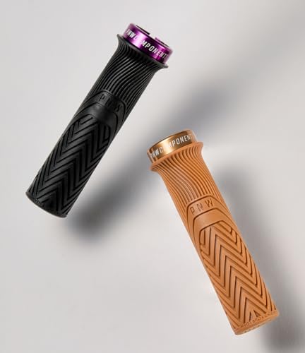 PNW Components Loam MTB Bike Grips – Mountain Bike Handlebar Grips - color: Blackout, size: Standard