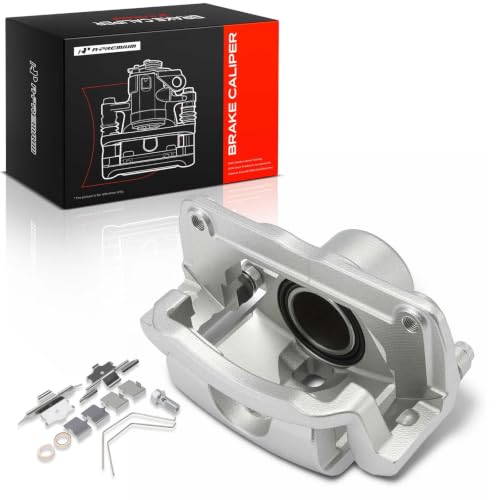 A-Premium Front Left Disc Brake Caliper with Bracket - style: Front Driver Side