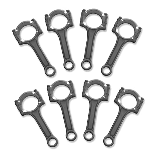 8pcs I-Beam Connecting Rods Press Pin 5140 For Chevy SBC 350 - size: 5.7" Length, style: Press-fit