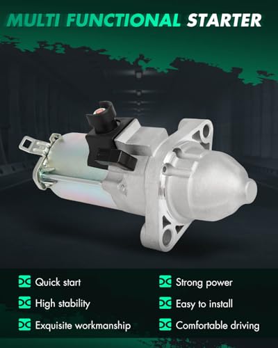 SCITOO Starter Fit For Acura RDX 2007-2012 2.3L 31200-RWC-A01 - size: SM710-06