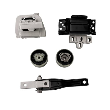 Engine Motor & Transmission Mount Kit 5PCS for Volkswagen Tiguan 2018–2023 2.0L Turbo L4, VW Tiguan Mount Set Replacement, Replaces 5Q0198037F 5Q0199855C 5QA199555AM
