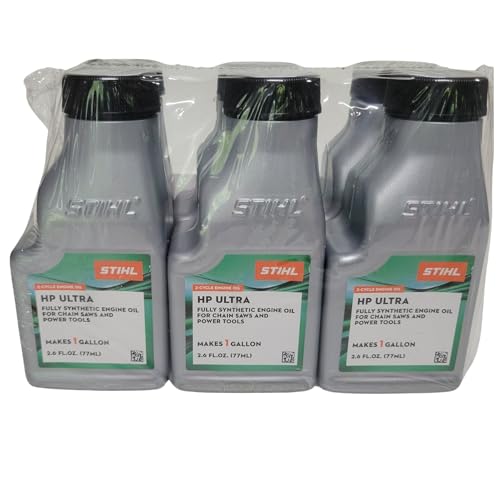 STIHL 0781 313 8002 2.6 Ounce High Performance Ultra 2 Cycle Engine Oil, 6 Pack