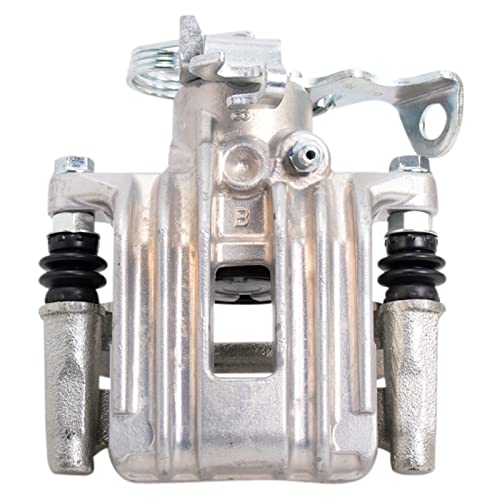 TRQ Rear Brake Caliper Set Zinc Coated Brackets Hardware - color: Replacement, size: CLA31946