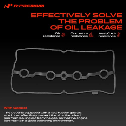 A-Premium Engine Valve Cover with Gasket & Bolts & Cap