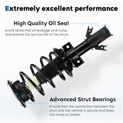 Front Struts Assembly Fit for Ford Fusion 2013-2018 2.0L w/Sway Bars Links