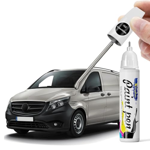 723 Cubanitsilber/Pewter Silver Touch Up Paint For Mercedes Benz - color: Cubanitsilber/Pewter Silver 723