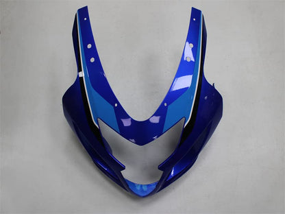 YTL Blue White Full Fairing Fit for Suzuki 2004-2005 GSXR 600/750 - color: 012 Blue White