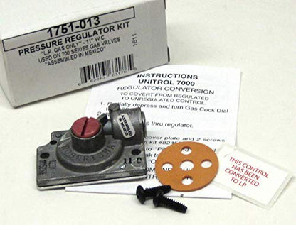 RepSupplements Robertshaw LP Gas Converstion Pressure Regulator Kit 1751-013