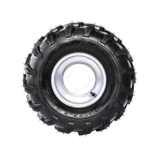 18X9.5-8 Tubeless Tire With 8 inch Wheels Rims for ATV Go Kart Pit Dirt Bike