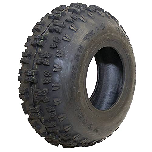Stens 160-637 Tire Compatible With/Replacement For Kenda 10398065AB1, 220M0068 365 Max Load Capacity, 20 Max PSI, 2 Ply, 6" Rim Size, 15x5.00-6 Tire Size, Polar Trac Tread