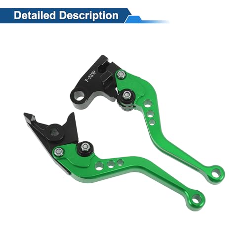 Short Brake Clutch Levers for Triumph Tiger 800 XC/XCX 2015-2018 - color: Green