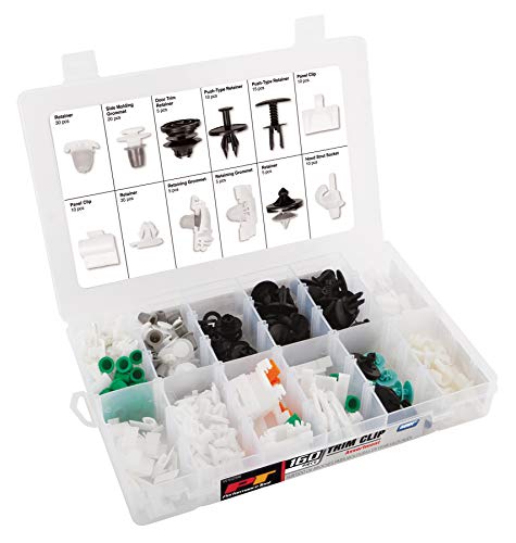 Performance Tool W5256 160pc Volkswagen Trim Clips| Trim Clips for Doors, Bumpers, Paneling & More | Most Popular Sizes for VW | Includes Case & Picture Insert for Quick Part Identification - style: Audi Trim Clips