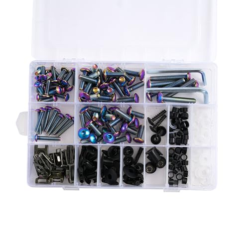 Fairing Bolt Kit for Honda CBR1000RR 2004 05-2011 Body Kits Screws-Rainbow - color: Rainbow