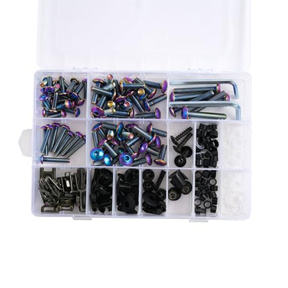 Fairing Bolt Kit for Honda CBR1000RR 2004 05-2011 Body Kits Screws-Rainbow - color: Rainbow