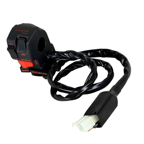Silscvtt Headlight Handlebar Switch Replacement for Honda Big Red 250 ATC250ES 1985-1987 Replacement for 35200-HA0-003 35200-HA0-004 35200-HA0-014