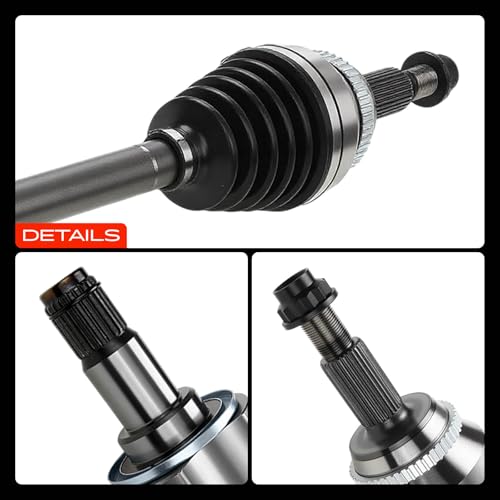 A-Premium Set of 2 Front CV Axle Shaft Assembly - style: Front Driver and Passenger Side