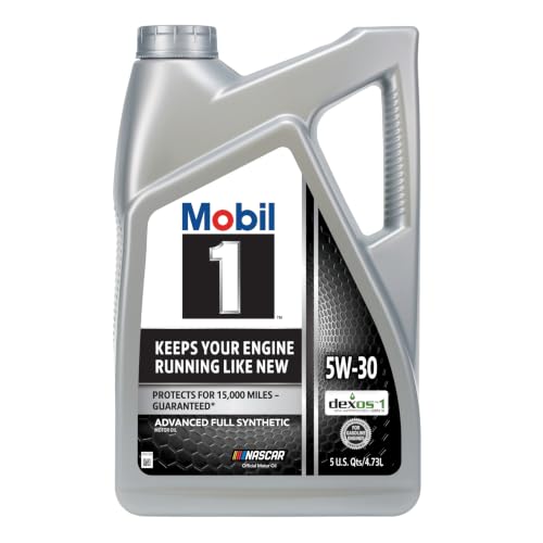 Mobil 1 Advanced Full Synthetic Motor Oil 5W-30, 5 Quart - size: 5 Quart (Pack of 1), style: Full Synthetic