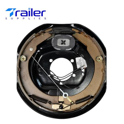 TrailerSupplies 12"x2" Electric Trailer Brake Kit, 4-Pack Self-Adjusting Assemblies for 7,000 lb Axles, Replaces Dexter, 5 Bolt Mount, Fits 15"-17.5" Wheels