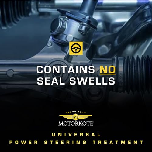MotorKote Universal Power Steering Treatment | Full Synthetic Fluid | Prevents Wear & Corrosion | Compatible with All Systems | 16 Fl oz., 6-Pack
