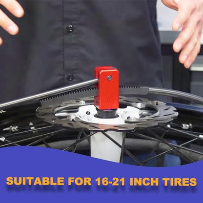Dirt Bike Tire Changing Tools Complete Package for Motocross Enduro Compact Dirt Bike Tire Changer for 16" to 21" Wheels Quick Easy Mount 15mm to 25 mm Axles (Puller kit) - style: Puller kit