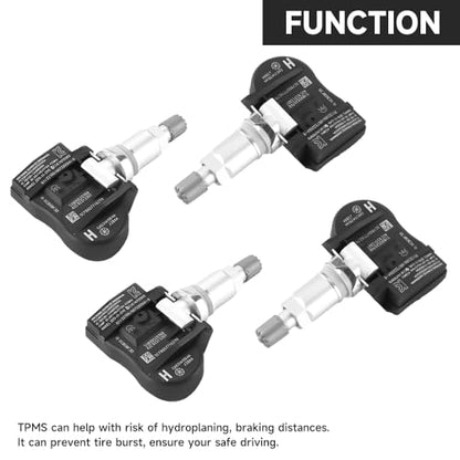 4pc 433MHz TPMS Sensors for Land Rover Jaguar GX63-1A159-AA