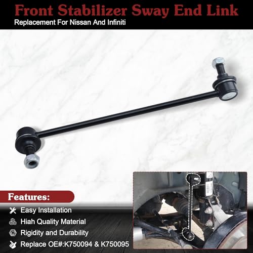 K750094 K750095 Sway Bar Link - Restore Smooth Handling - color: 1*K750094 1*K750095, size: Sway Bar Link