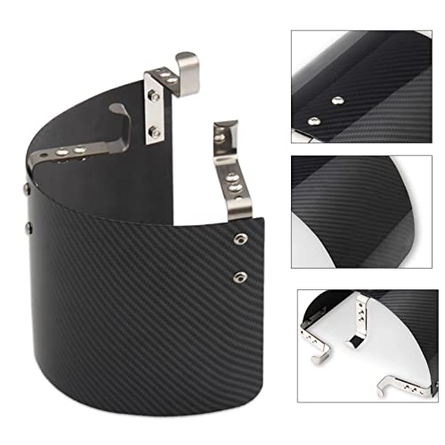 Protective Air Intake Heat Shield Wrap Heat-Insulation Air Filter Cover - size: Carbon Fiber