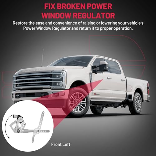 BDFHYK 741-655 Power Window Regulator with Motor Front Left for Chevry Blazer C1500 C2500 Suburban C3500HD K1500 K2500 Suburban K3500 GMC C1500 C2500 C3500 Suburban K1500 K1500 K2500 K3500 Suburban - size: Front Left, style: 1988-1999 Chevy C1500