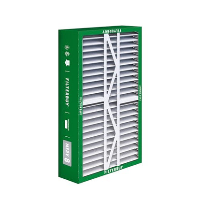 Filterbuy 16x25x5 Air Filter MERV 8 Dust & Allergy Defense (2-Pack) - style: 16x25x5 (Actual: 15.38 x 25.50 x 5.25)